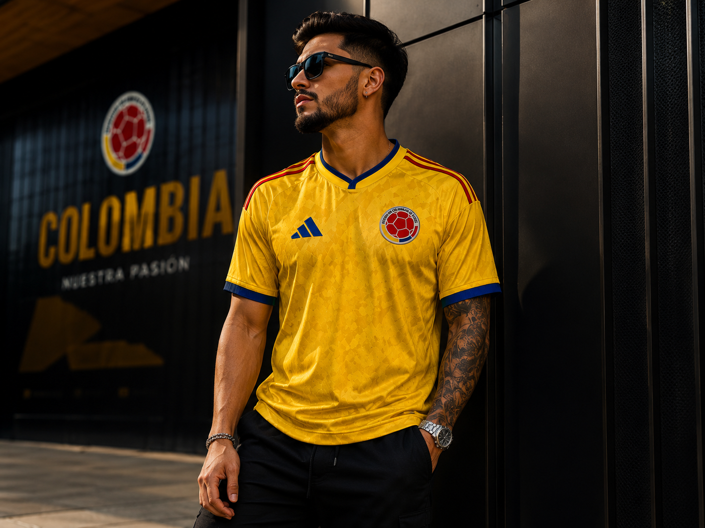 Camisa SELECCION COLOMBIA dama y caballero.