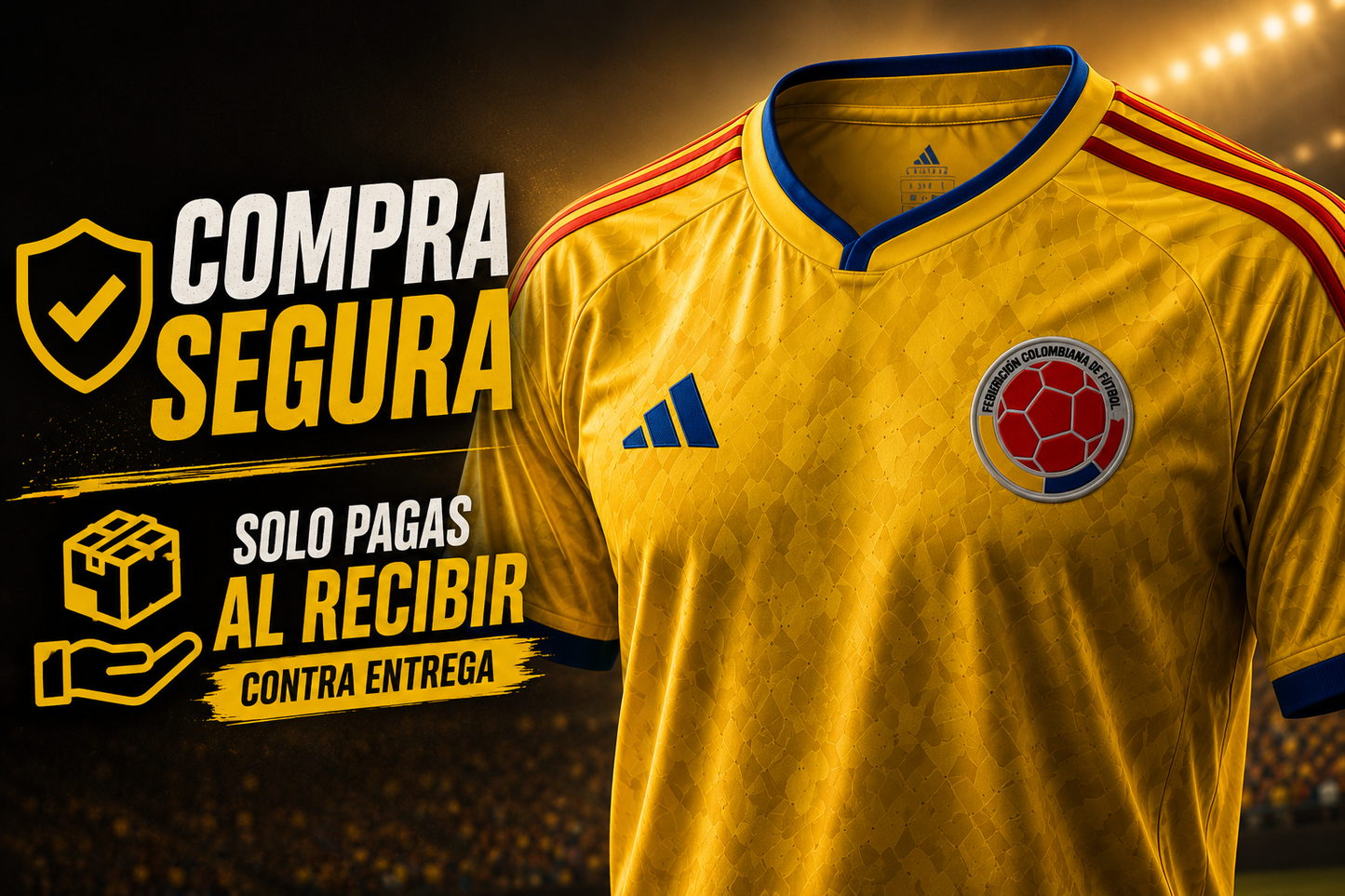 Camisa SELECCION COLOMBIA dama y caballero.